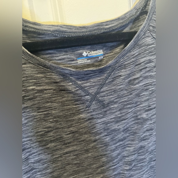 COLUMBIA Outerspaced Size Medium Tshirt Dress Drawstring Waist Gray* - Picture 7 of 7